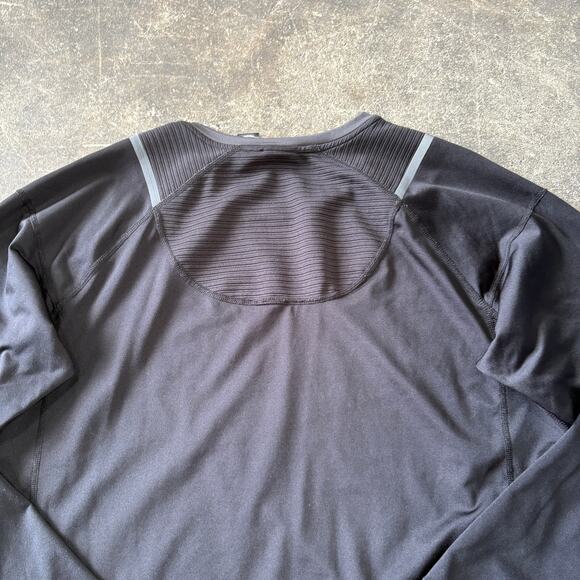 Spyder Active Sweatshirt Mens L Black Pullover Sweater Athleisure Stretch - Picture 4 of 7